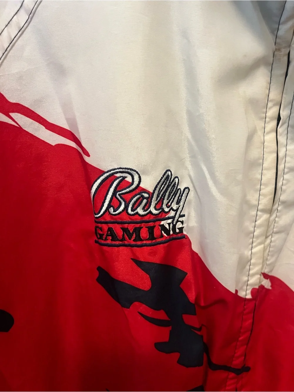 Vintage Atlanta 1996 Red White Navy Men's Windbreaker Jacket